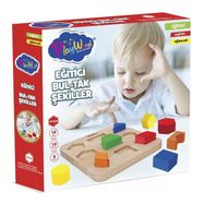 Playwood +18 Ay Ahşap Eğitici Bul Tak Şekiller