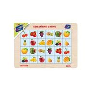 Playwood Meyveler Ony275 +3 Yaş Ahşap Eğitici Eşleştirme Oyunu