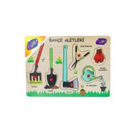 Playwood Tutmalı Bahçe Aletleri Puzzle