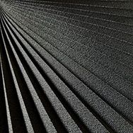 Pliper Siyah Plise Yapışkanlı 70x210 cm Jaluzi Perde