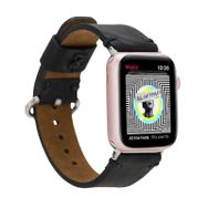 Plm G1 Siyah 42-44-45 mm Apple Watch Uyumlu Deri Kordon