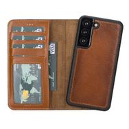 Plm MWWN RST2EF Samsung Galaxy S22 Uyumlu Taba Deri Cüzdanlı Kılıf