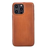Plm ROCK G2 Apple iPhone 14 Pro Max Uyumlu Deri Arka Kapak