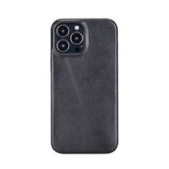 Plm Rock RST1 Siyah Apple iPhone 13 Pro Max Uyumlu Deri Arka Kapak