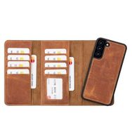 Plm Santa G19 Samsung Galaxy S22 Plus Uyumlu Deri Cüzdanlı Kılıf