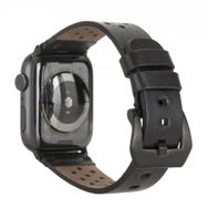 Plm Vigo RST1 Siyah 42-44-45 mm Apple Watch Uyumlu Deri Kordon