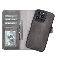 Plm VS4EF Apple iPhone 14 Pro Max Uyumlu Deri Cüzdanlı Kılıf