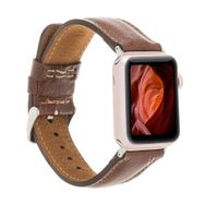 Plm VS5 Kahverengi 42-44-45 mm Apple Watch Uyumlu Deri Kordon