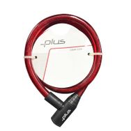 Plus Kırmızı 12x800 mm Anahtarlı Bisiklet Kilidi