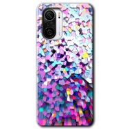 Poco F3 Mosaic Fragments Colorfull Baskılı Uyumlu Silikon Kılıf