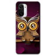 Poco F3 Owl Bird Branch Baskılı Uyumlu Silikon Kılıf