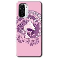 Poco F3 Unicorn Pembe Baskılı Uyumlu Silikon Kılıf