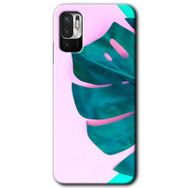 Poco M3 Pro 3D Yaprak Baskılı Uyumlu Silikon Kılıf