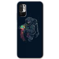 Poco M3 Pro Astronot Kıyafeti Baskılı Uyumlu Silikon Kılıf