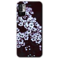 Poco M3 Pro Beyaz Çiçek Baskılı Uyumlu Silikon Kılıf