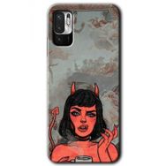 Poco M3 Pro Devil Girl Baskılı Uyumlu Silikon Kılıf