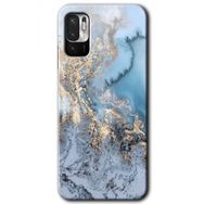 Poco M3 Pro Eski Mermer Baskılı Uyumlu Silikon Kılıf
