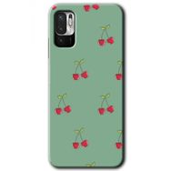 Poco M3 Pro Kiraz Berry Baskılı Uyumlu Silikon Kılıf