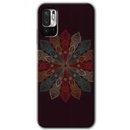 Poco M3 Pro Mandala Flower Wal Baskılı Uyumlu Silikon Kılıf