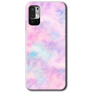 Poco M3 Pro Pembe Duman Baskılı Uyumlu Silikon Kılıf