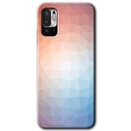 Poco M3 Pro Polygon Graident 3 Baskılı Uyumlu Silikon Kılıf