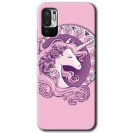 Poco M3 Pro Unicorn Pembe Baskılı Uyumlu Silikon Kılıf