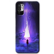 Poco M3 Pro Wanderer Silhouette Baskılı Uyumlu Silikon Kılıf