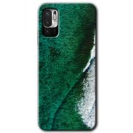 Poco M3 Pro Yeşil Okyanus Baskılı Uyumlu Silikon Kılıf