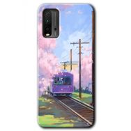 Poco M3 Rails Paint Baskılı Uyumlu Silikon Kılıf