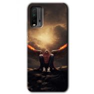 Poco M3 Wings of Power Baskılı Uyumlu Silikon Kılıf