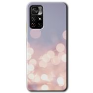Poco M4 Pro 5G Blur Lights Baskılı Uyumlu Silikon Kılıf