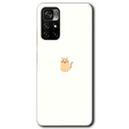 Poco M4 Pro 5G Cat Minimalism Baskılı Uyumlu Silikon Kılıf