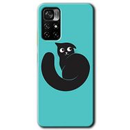 Poco M4 Pro 5G Cat Vector Baskılı Uyumlu Silikon Kılıf