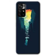 Poco M4 Pro 5G City Bird Sky Baskılı Uyumlu Silikon Kılıf