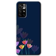 Poco M4 Pro 5G Çizim Çiçekleri Baskılı Uyumlu Silikon Kılıf
