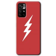 Poco M4 Pro 5G Flash Logo Baskılı Uyumlu Silikon Kılıf
