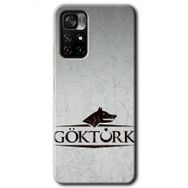 Poco M4 Pro 5G Göktürk Baskılı Uyumlu Silikon Kılıf
