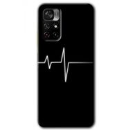 Poco M4 Pro 5G Heart Rytm Baskılı Uyumlu Silikon Kılıf