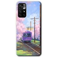 Poco M4 Pro 5G Rails Paint Baskılı Uyumlu Silikon Kılıf