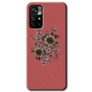 Poco M4 Pro 5G Retro Çiçek Baskılı Uyumlu Silikon Kılıf