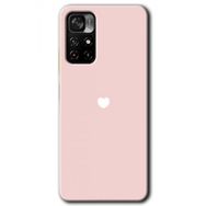 Poco M4 Pro 5G Sade Kalp Baskılı Uyumlu Silikon Kılıf