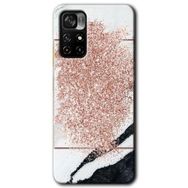 Poco M4 Pro 5G Simli Mermer Baskılı Uyumlu Silikon Kılıf