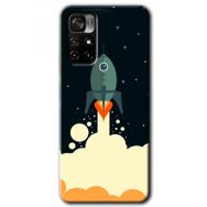 Poco M4 Pro 5G Space Smoke Baskılı Uyumlu Silikon Kılıf