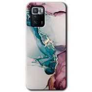 Poco X3 GT Liquid Mermer Baskılı Uyumlu Silikon Kılıf