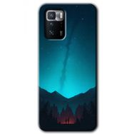 Poco X3 GT Night Fores Mount Baskılı Uyumlu Silikon Kılıf