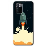 Poco X3 GT Space Smoke Baskılı Uyumlu Silikon Kılıf