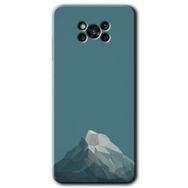 Poco X3 NFC Alone Mountain Baskılı Uyumlu Silikon Kılıf