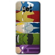 Poco X3 NFC Avengers 1 Baskılı Uyumlu Silikon Kılıf