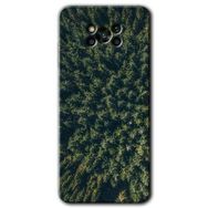 Poco X3 NFC Çam Ağacı Ormanı Baskılı Uyumlu Silikon Kılıf