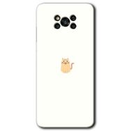 Poco X3 NFC Cat Minimalism Baskılı Uyumlu Silikon Kılıf